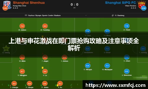 上港与申花激战在即门票抢购攻略及注意事项全解析